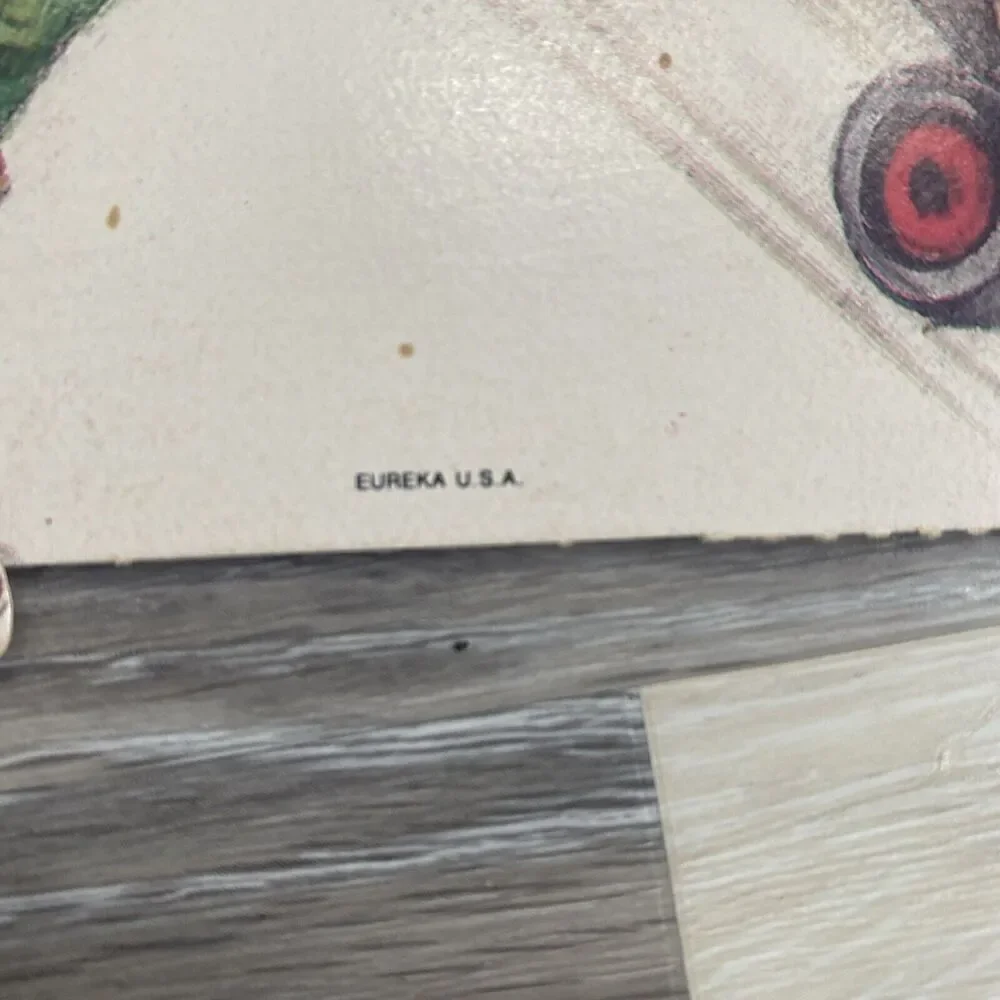 Eueka vtg cardboard